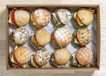 dinner roll platter - large