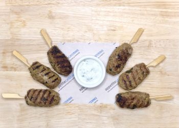 lamb kofte with mint yoghurt (gf) (each)