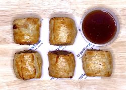 FOOTY FINALS | char xiu pork sausage roll (df)(no added nuts) (each)